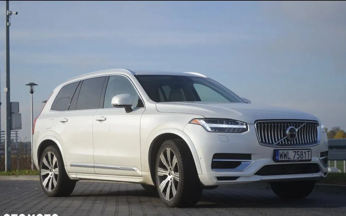 mazowieckie Volvo XC 90 cena 283000 przebieg: 38000, rok produkcji 2021 z Warszawa